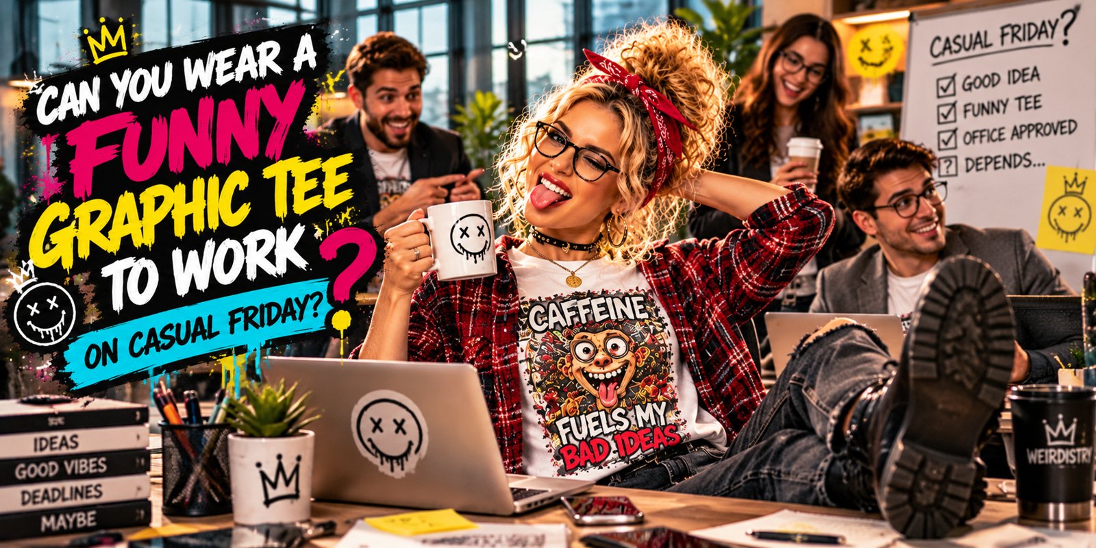 Can You Wear a Funny Graphic Tee to Work on Casual Friday?